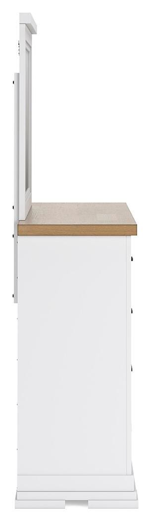 Ashbryn Dresser and Mirror - White (8)