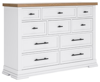 Ashbryn Dresser - White - White