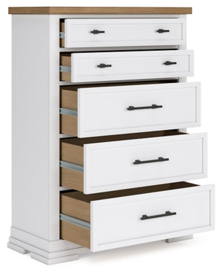 Ashbryn Chest of Drawers - White