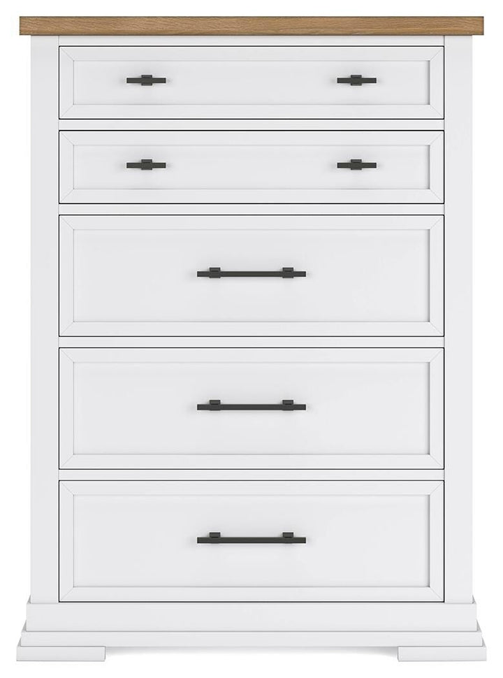 Ashbryn Chest of Drawers - White (6)