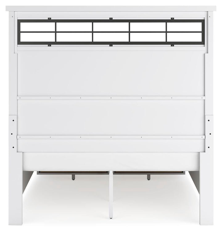 Ashbryn Queen Panel Storage Bed - White (5)
