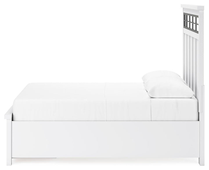 Ashbryn Queen Panel Storage Bed - White (6)