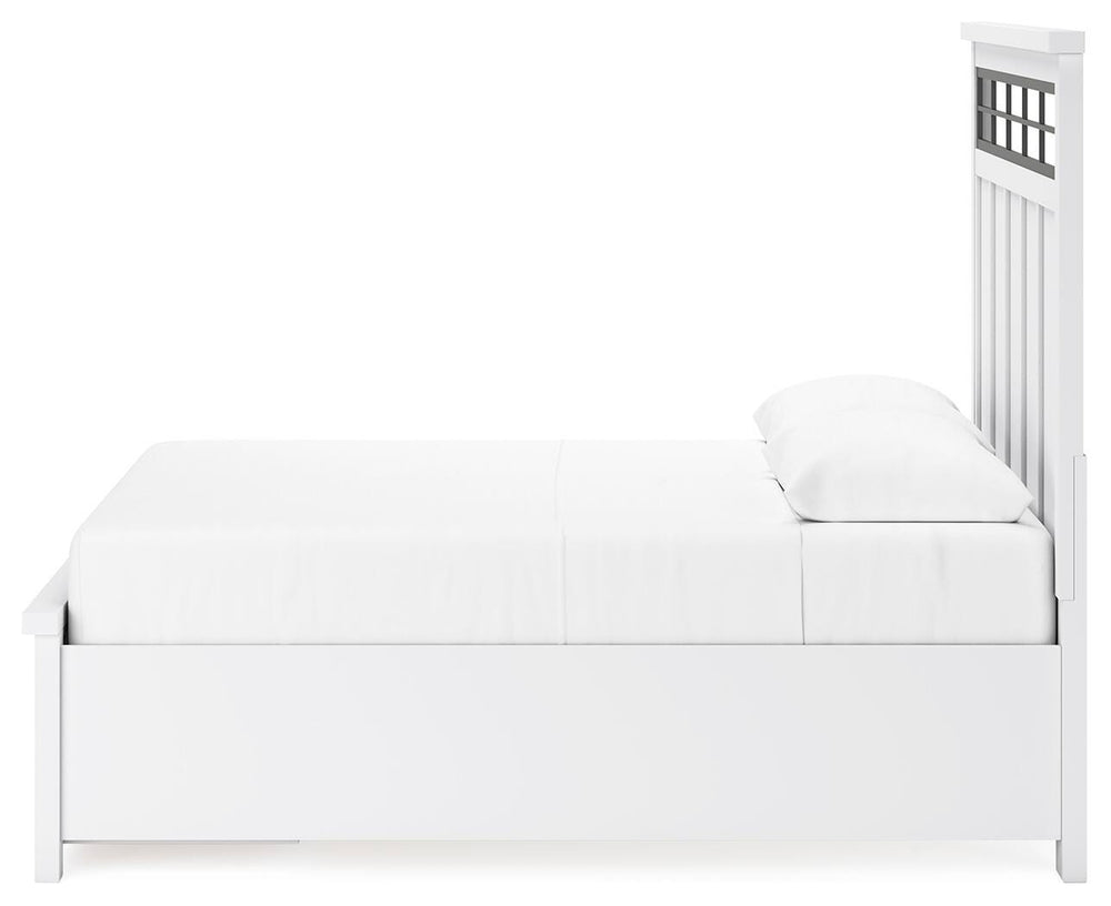 Ashbryn Queen Panel Storage Bed - White (6)