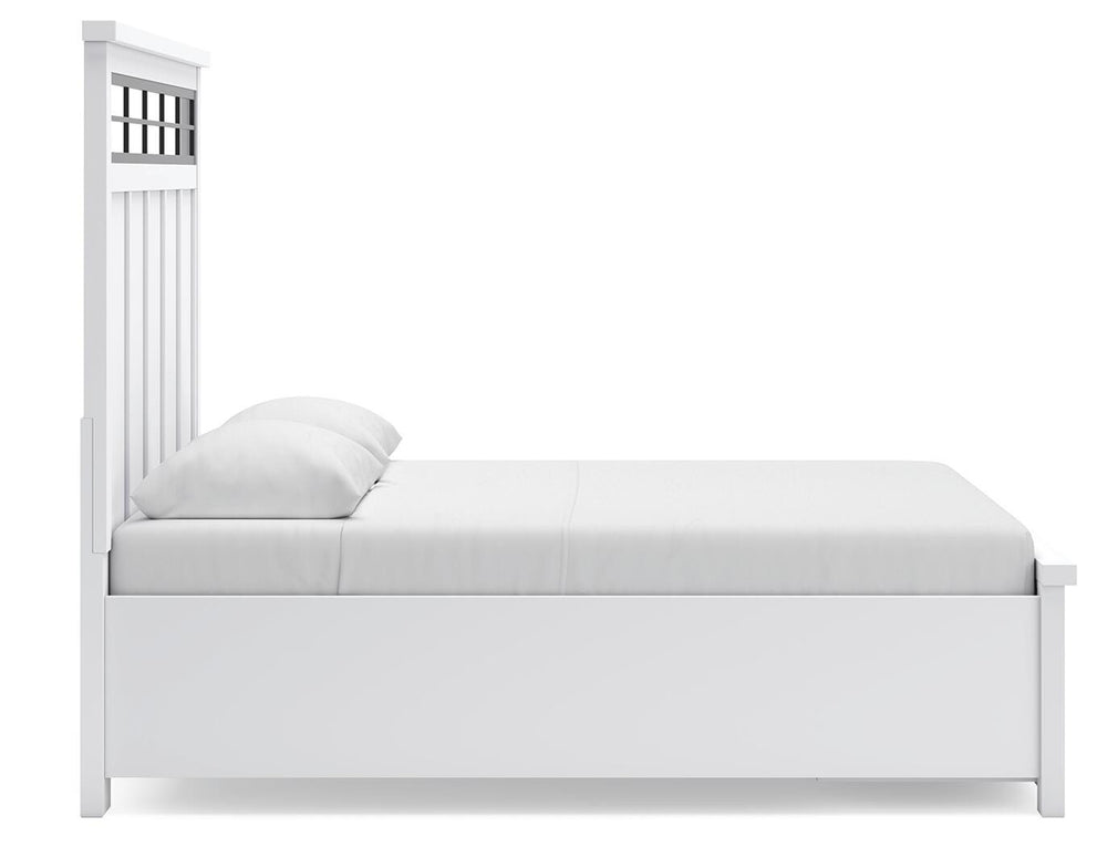 Ashbryn Queen Panel Storage Bed - White (4)