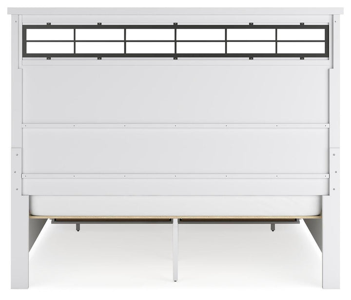 Ashbryn California King Panel Storage Bed - White (6)