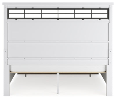 Ashbryn California King Panel Storage Bed - White