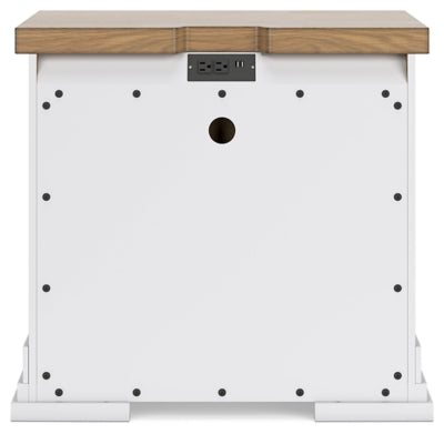 Ashbryn Nightstand - White