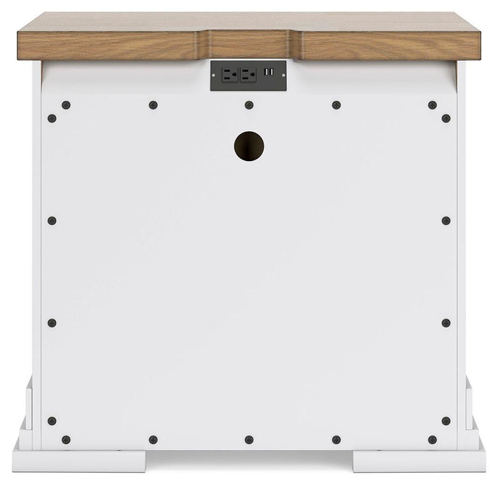 Ashbryn Nightstand - White (5)