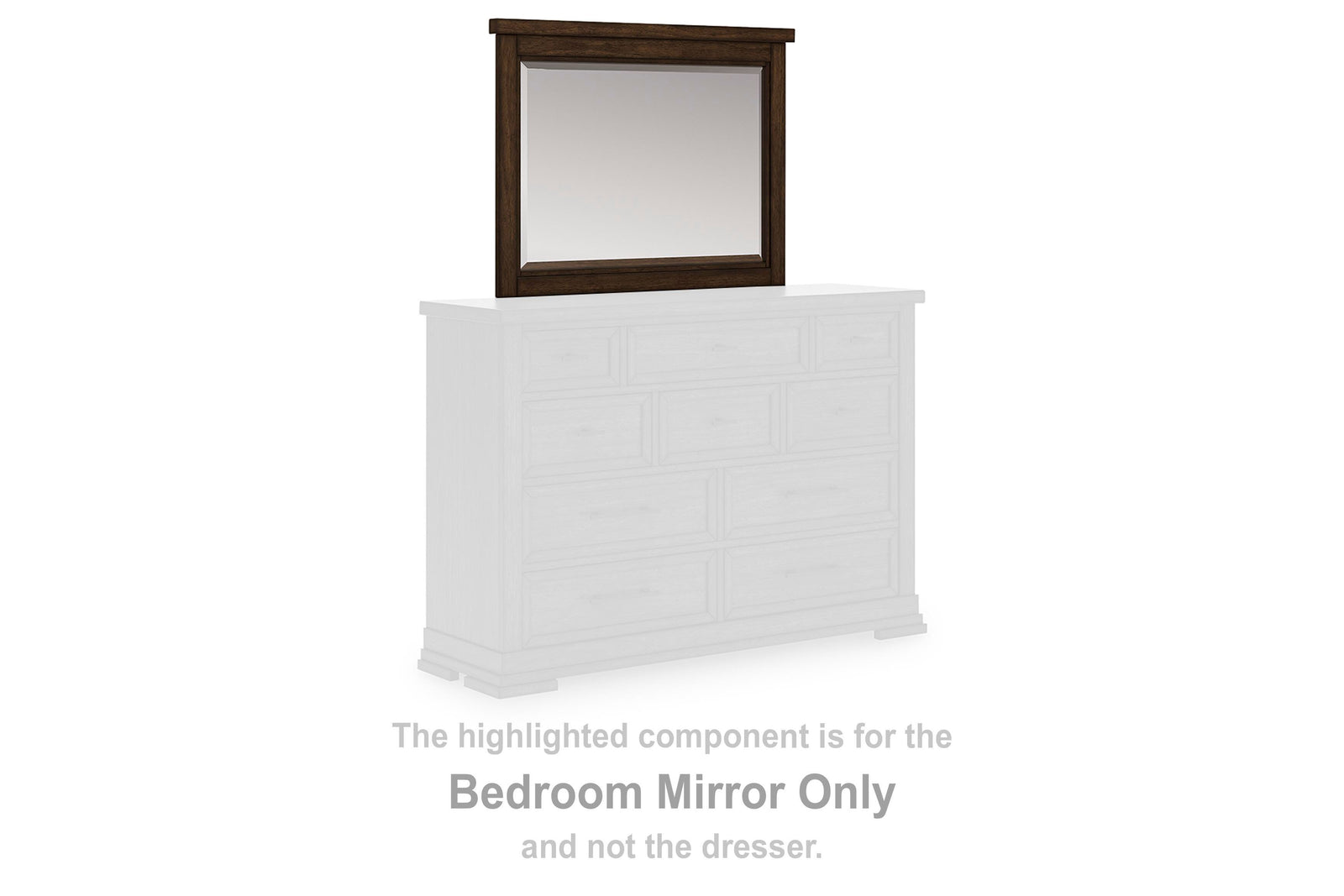Taffenbrook Bedroom Mirror - Light Brown (2)