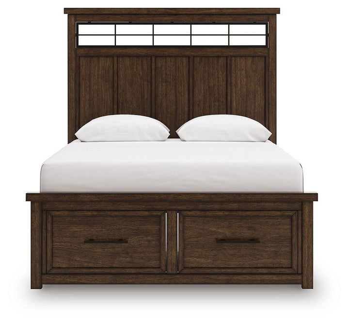 Taffenbrook Queen Panel Storage Bed, Dresser and Mirror (9)