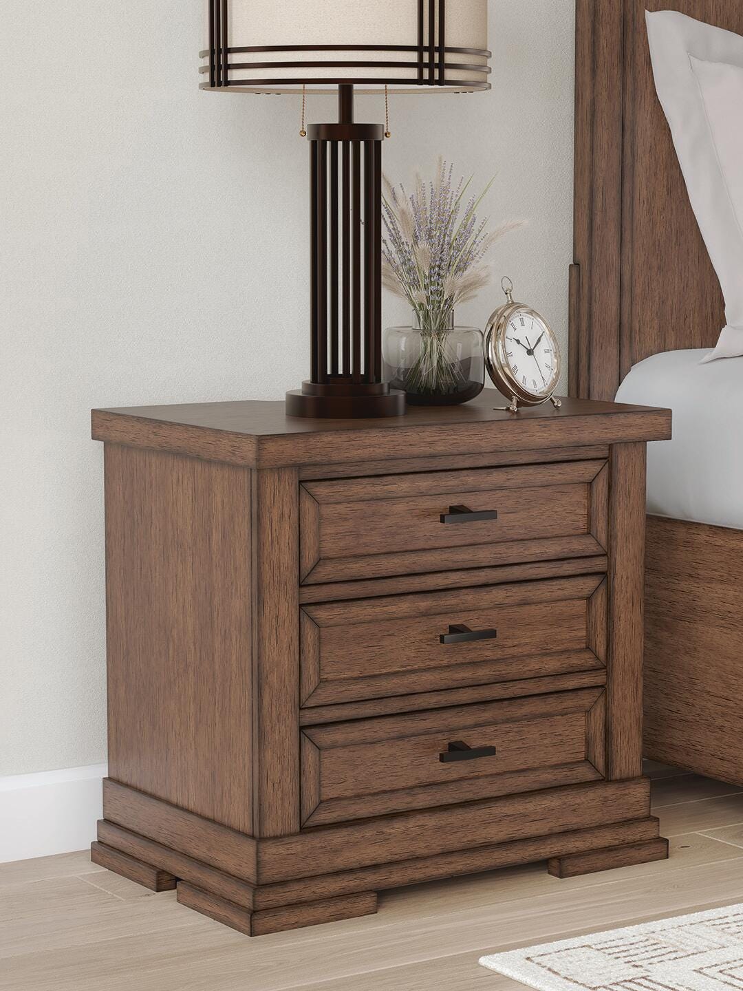 Taffenbrook Nightstand - Light Brown (2)