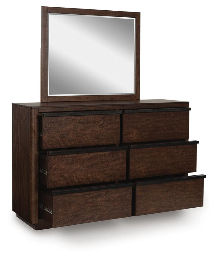 Dilenno Dresser and Mirror - Dark Brown (3)