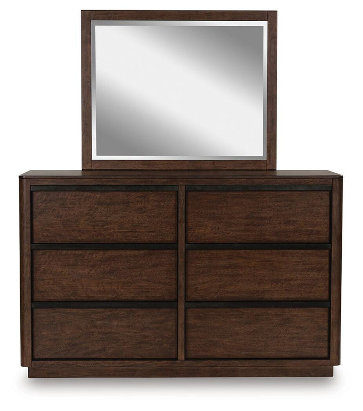 Dilenno Dresser and Mirror - Dark Brown (4)