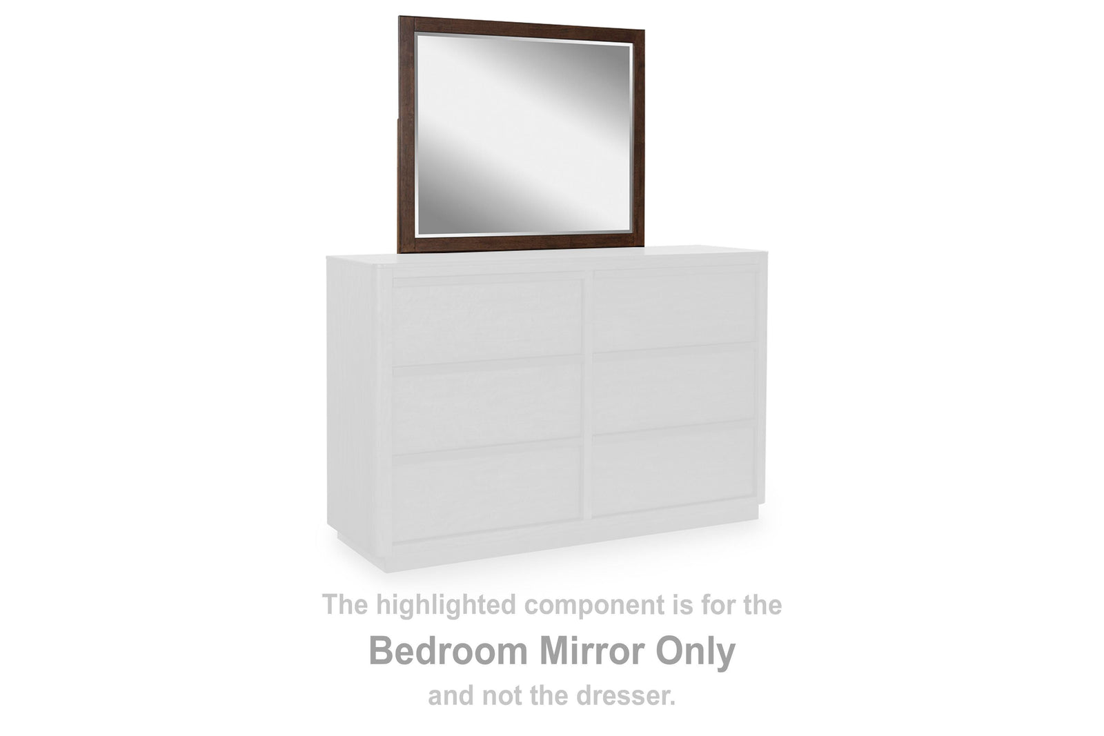 Dilenno Bedroom Mirror - Dark Brown (2)