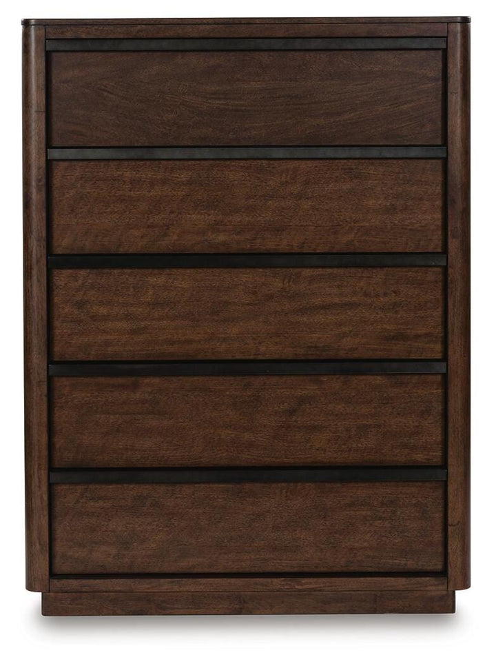 Dilenno Chest of Drawers - Dark Brown (4)