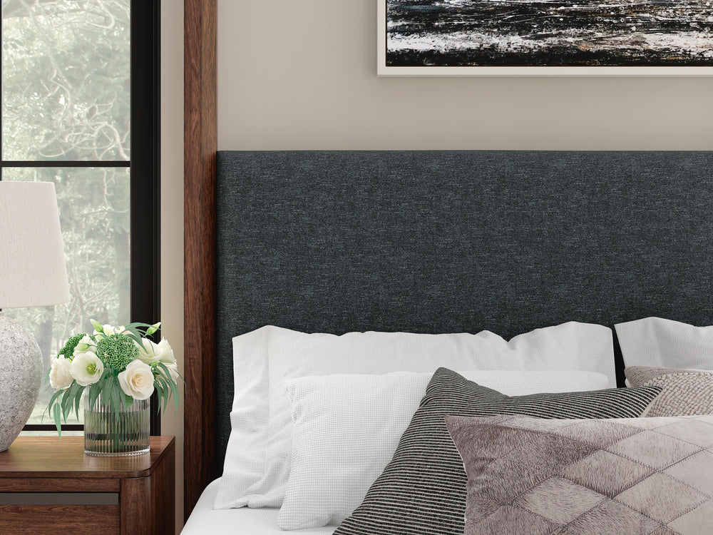 Dilenno California King Canopy Bed - Dark Brown (6)