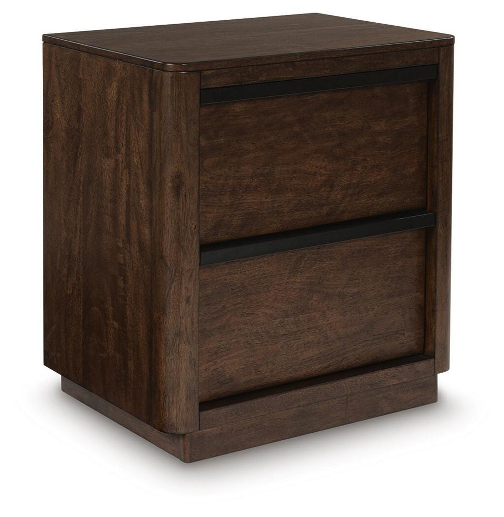 Dilenno Nightstand - Dark Brown (1)