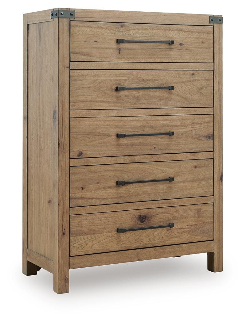 Ridgester Chest of Drawers - Light Brown (1)