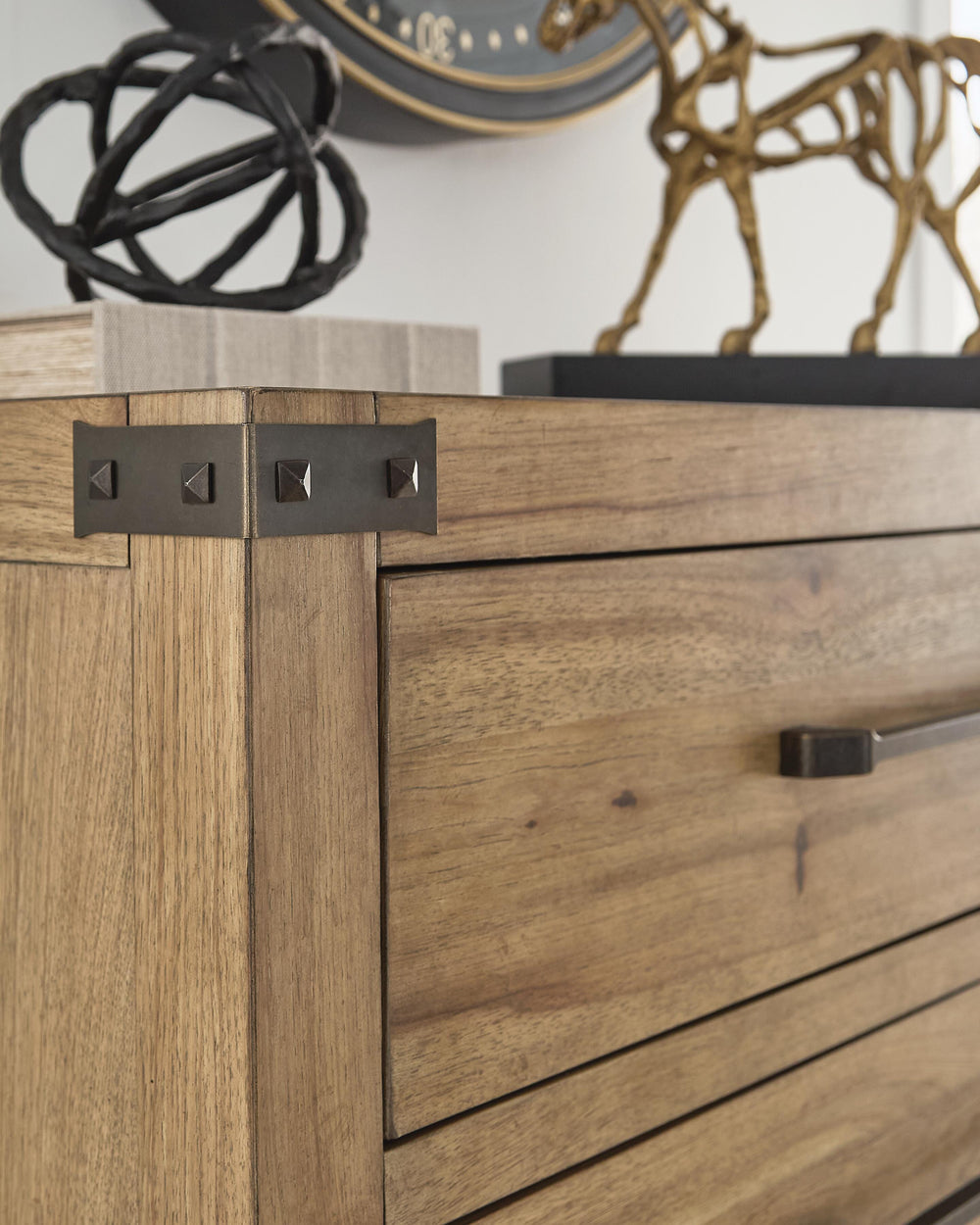 Ridgester Chest of Drawers - Light Brown (5)
