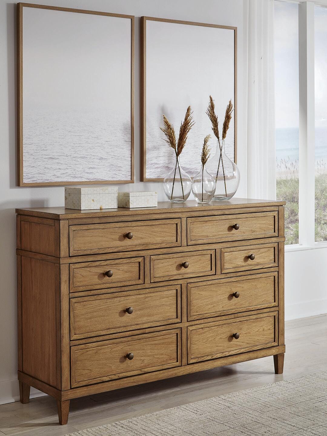 Sharlance Dresser - Light Brown (2)