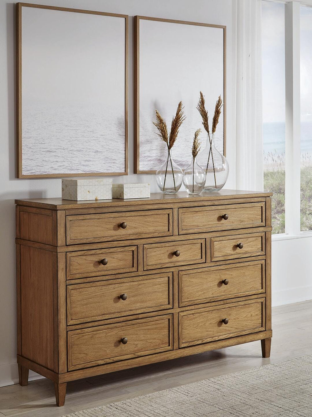Sharlance Dresser - Light Brown (2)