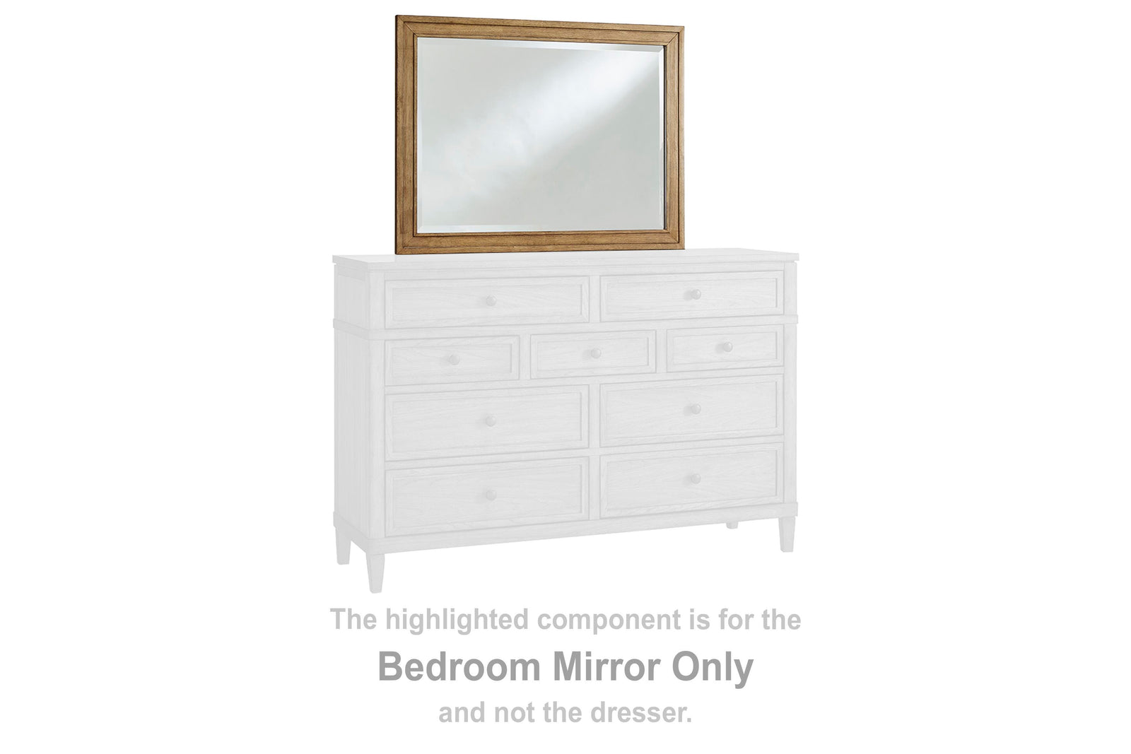 Sharlance Bedroom Mirror - Light Brown (2)