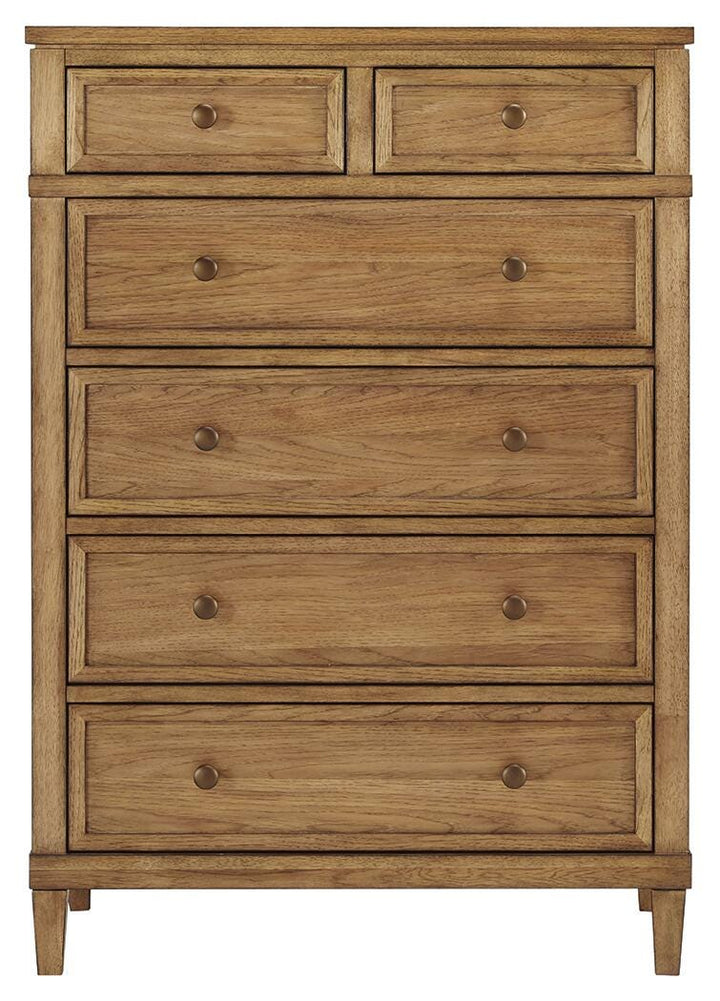 Sharlance Chest of Drawers - Light Brown (4)