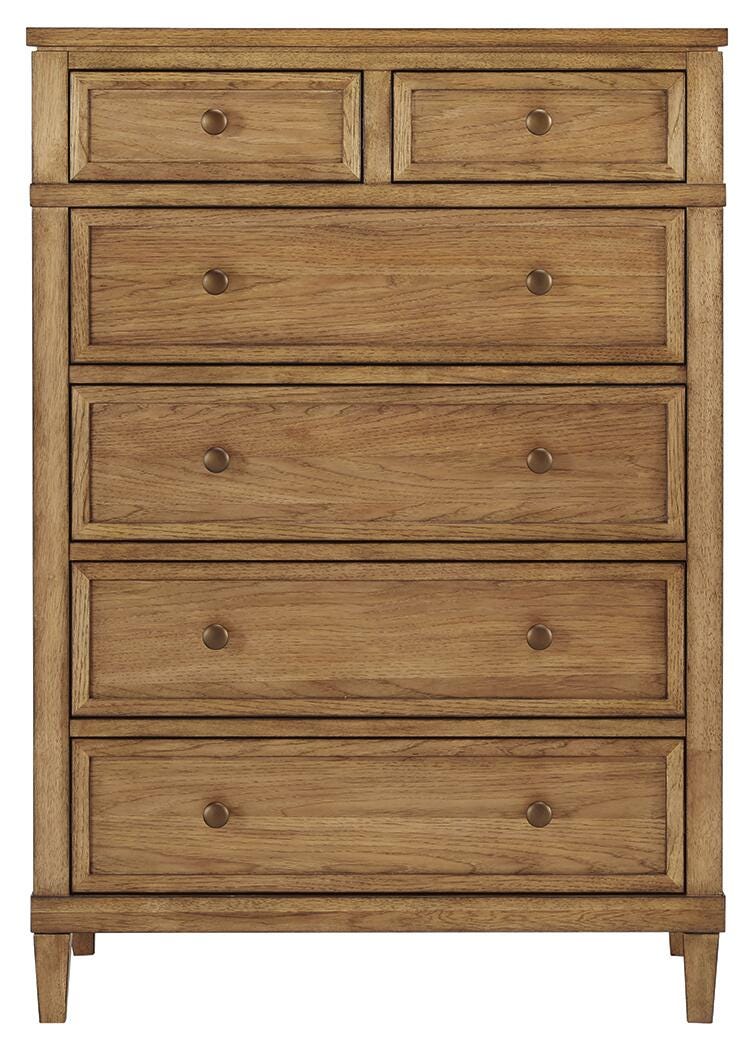 Sharlance Chest of Drawers - Light Brown (4)