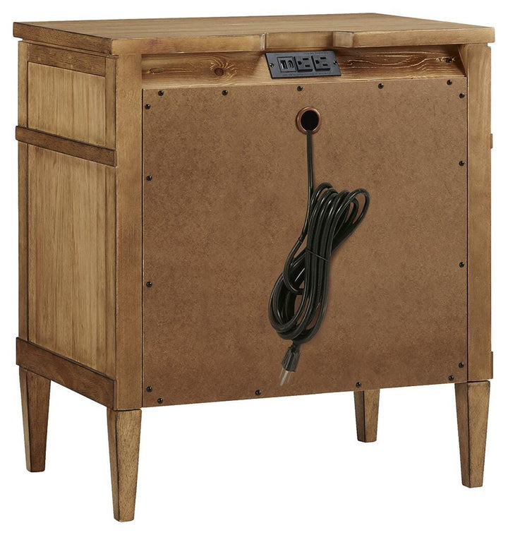 Sharlance Nightstand - Light Brown (6)