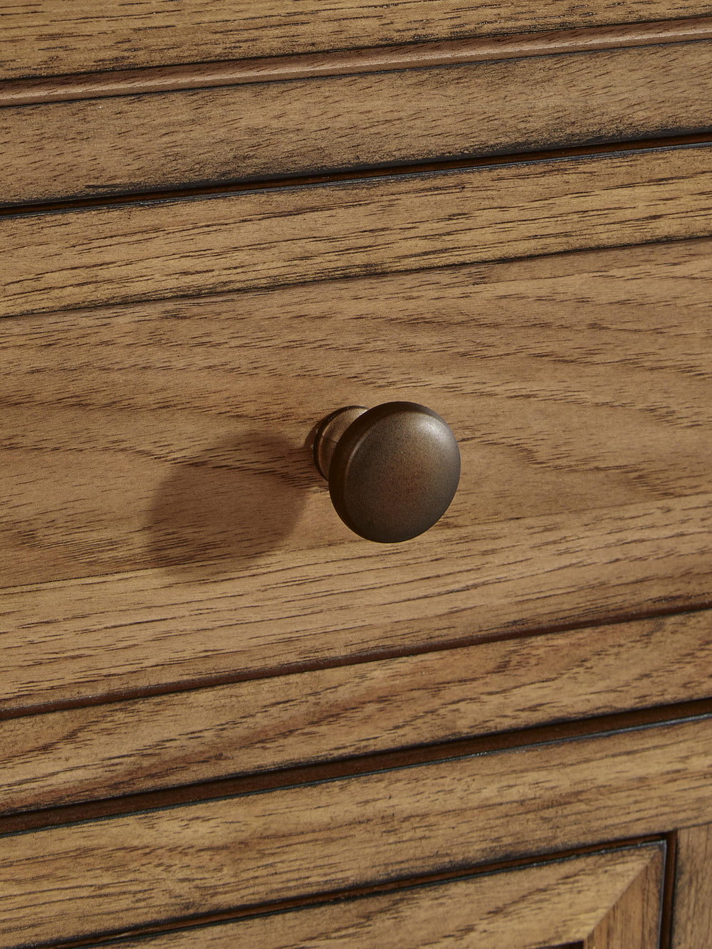 Sharlance Dresser and Mirror - Light Brown (5)