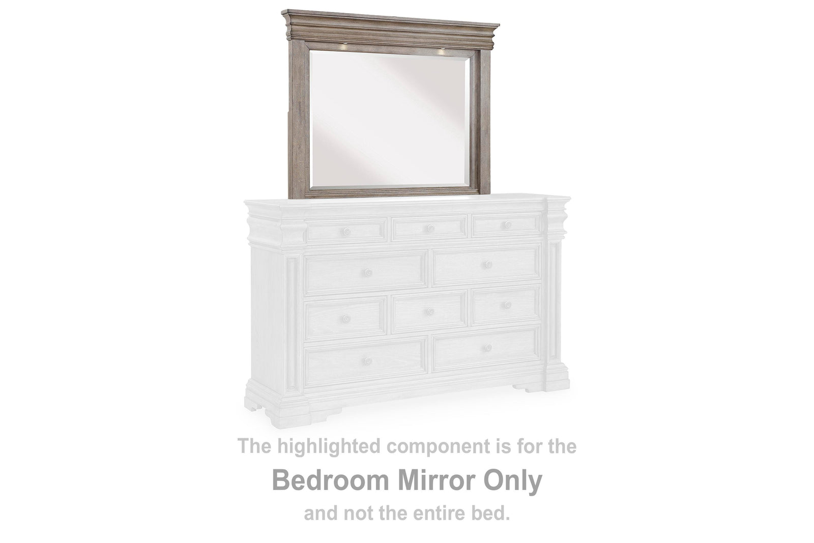 Blairhurst Bedroom Mirror - Light Brown (2)