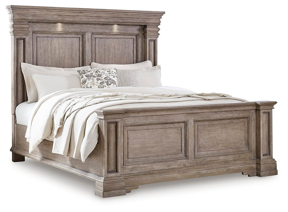 Blairhurst Queen Panel Bed - Light Brown (1)