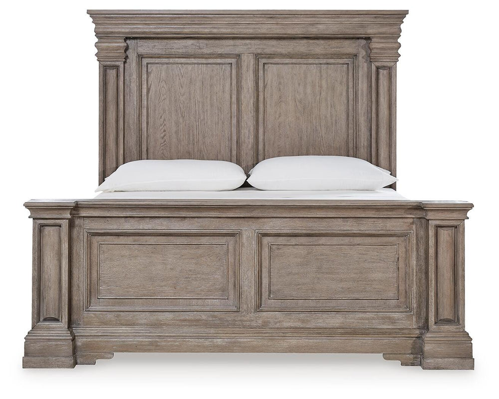 Blairhurst California King Panel Bed - Light Brown (4)