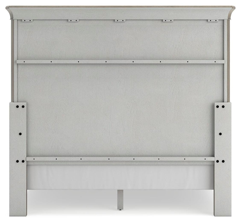 Lexorne Queen Sleigh Bed - Dark Gray (5)