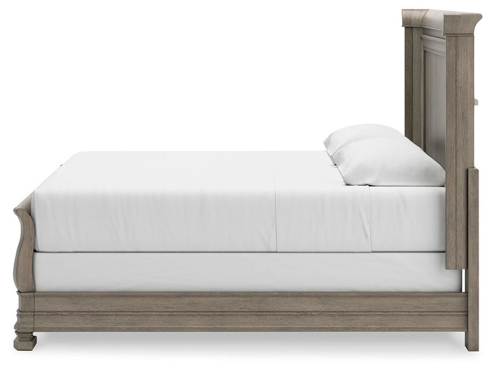 Lexorne California King Sleigh Bed - Dark Gray (7)