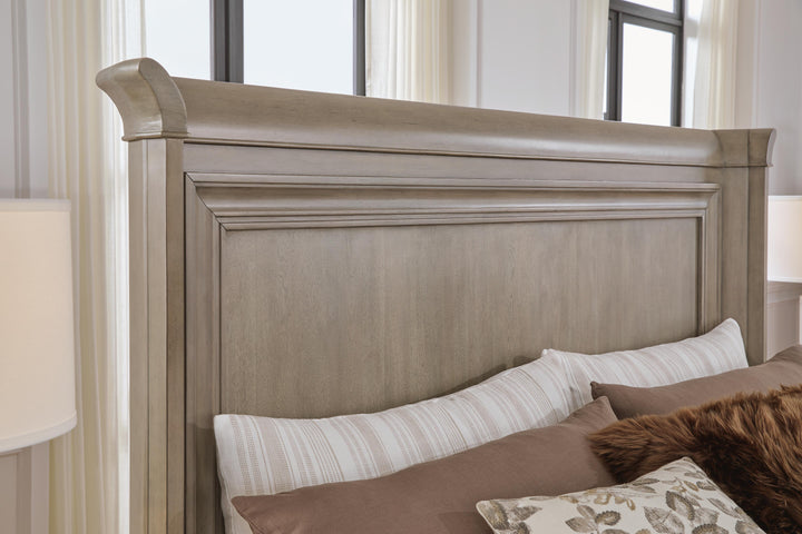 Lexorne King Sleigh Bed - Dark Gray (9)