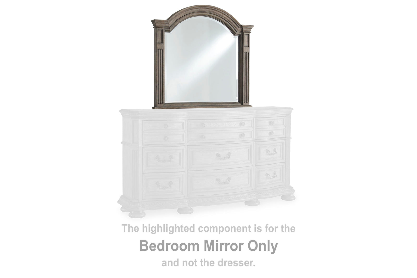 Ardenfield Bedroom Mirror - Light Brown (2)