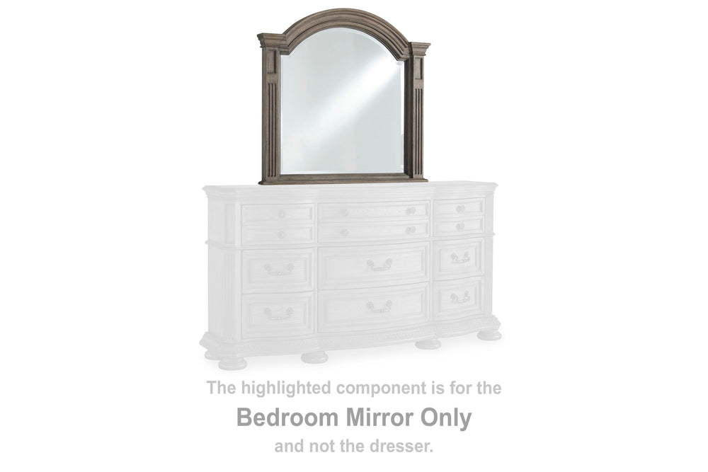 Ardenfield Bedroom Mirror - Light Brown (2)