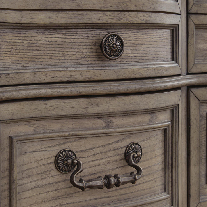 Ardenfield Dresser and Mirror - Light Brown (5)