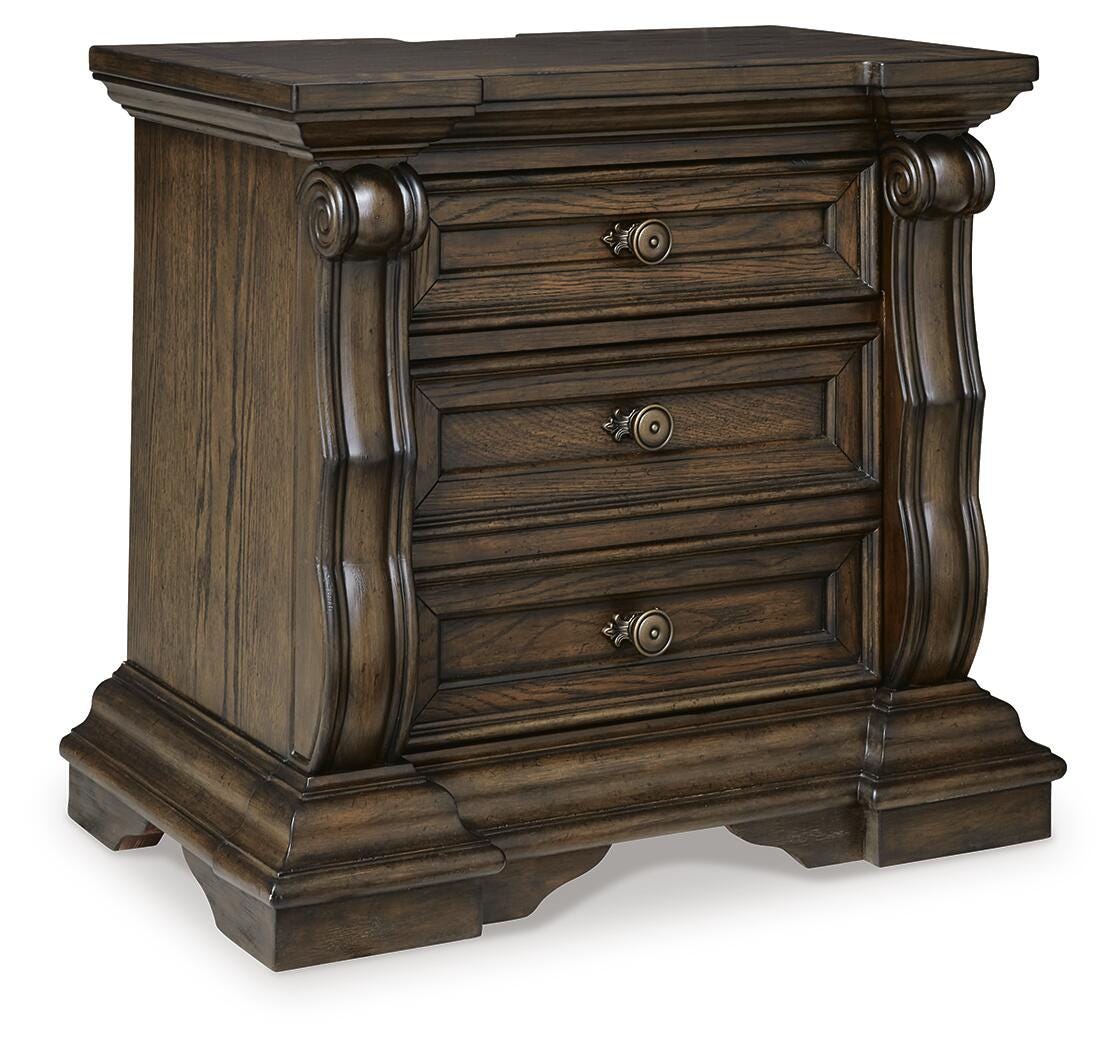 Maylee Nightstand - Dark Brown (1)