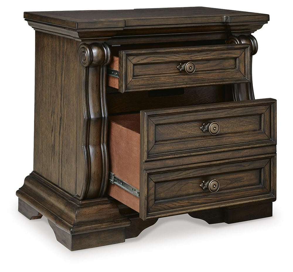 Maylee Nightstand - Dark Brown (3)