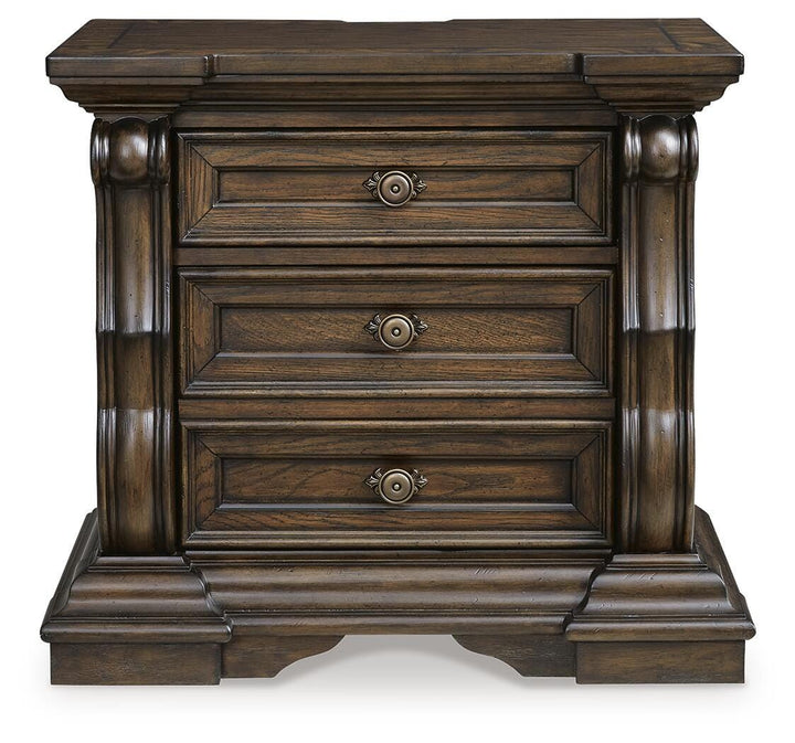 Maylee Nightstand - Dark Brown (4)