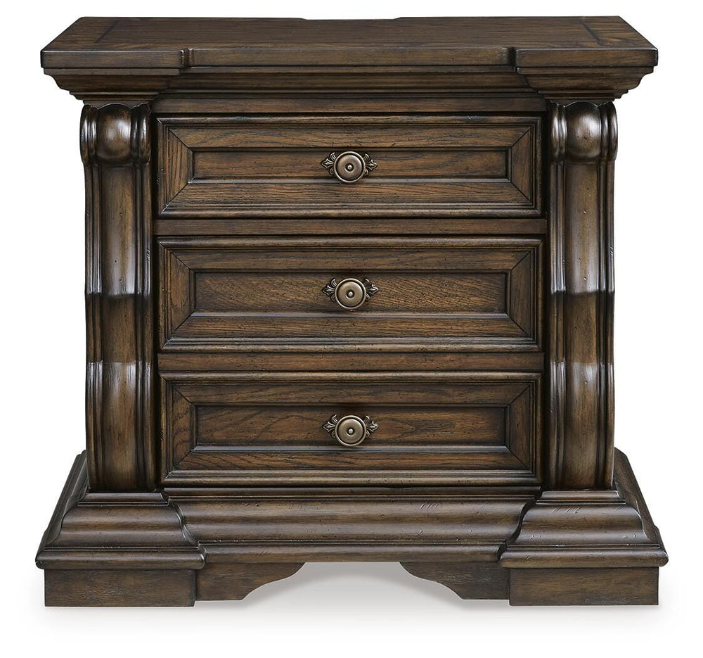 Maylee Nightstand - Dark Brown (4)