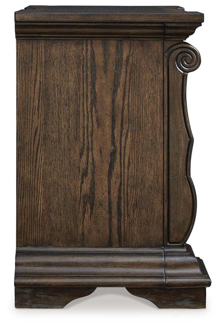 Maylee Nightstand - Dark Brown (5)