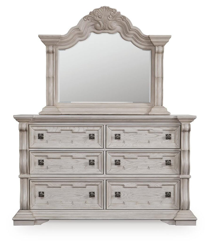 Bruchandi Dresser and Mirror - Gray (3)