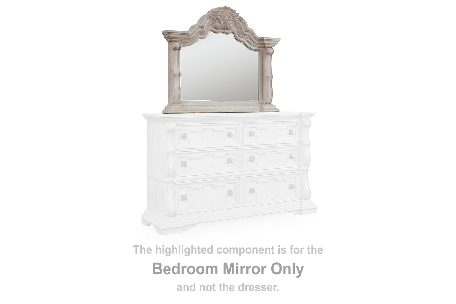 Bruchandi Bedroom Mirror - Gray (2)