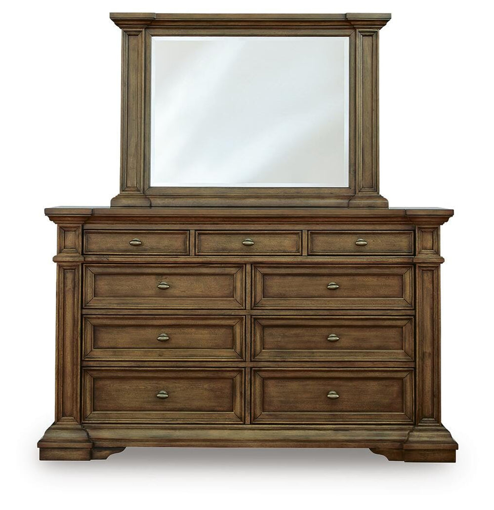 Frantanna Dresser and Mirror - Dark Brown (3)