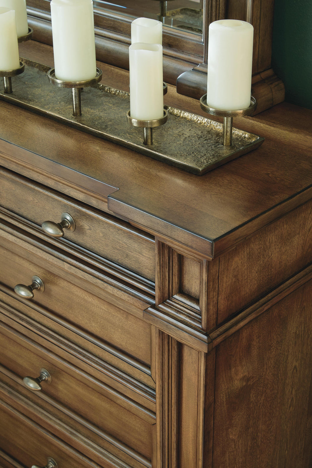 Frantanna Dresser and Mirror - Dark Brown (4)