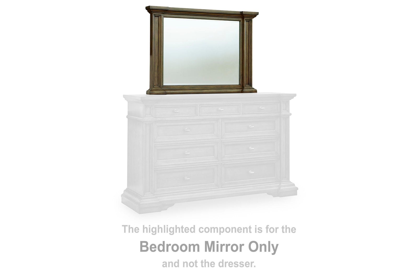 Frantanna Bedroom Mirror - Dark Brown (2)