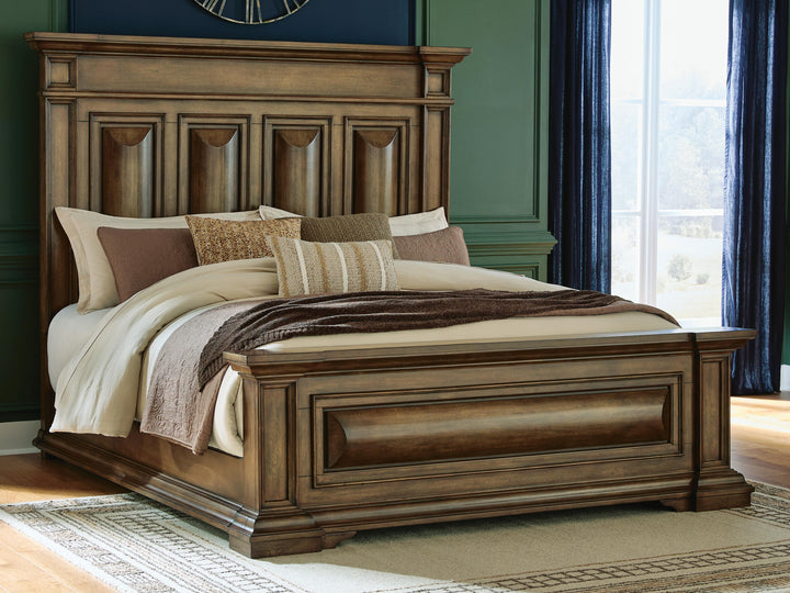 Frantanna King Panel Bed - Dark Brown (2)
